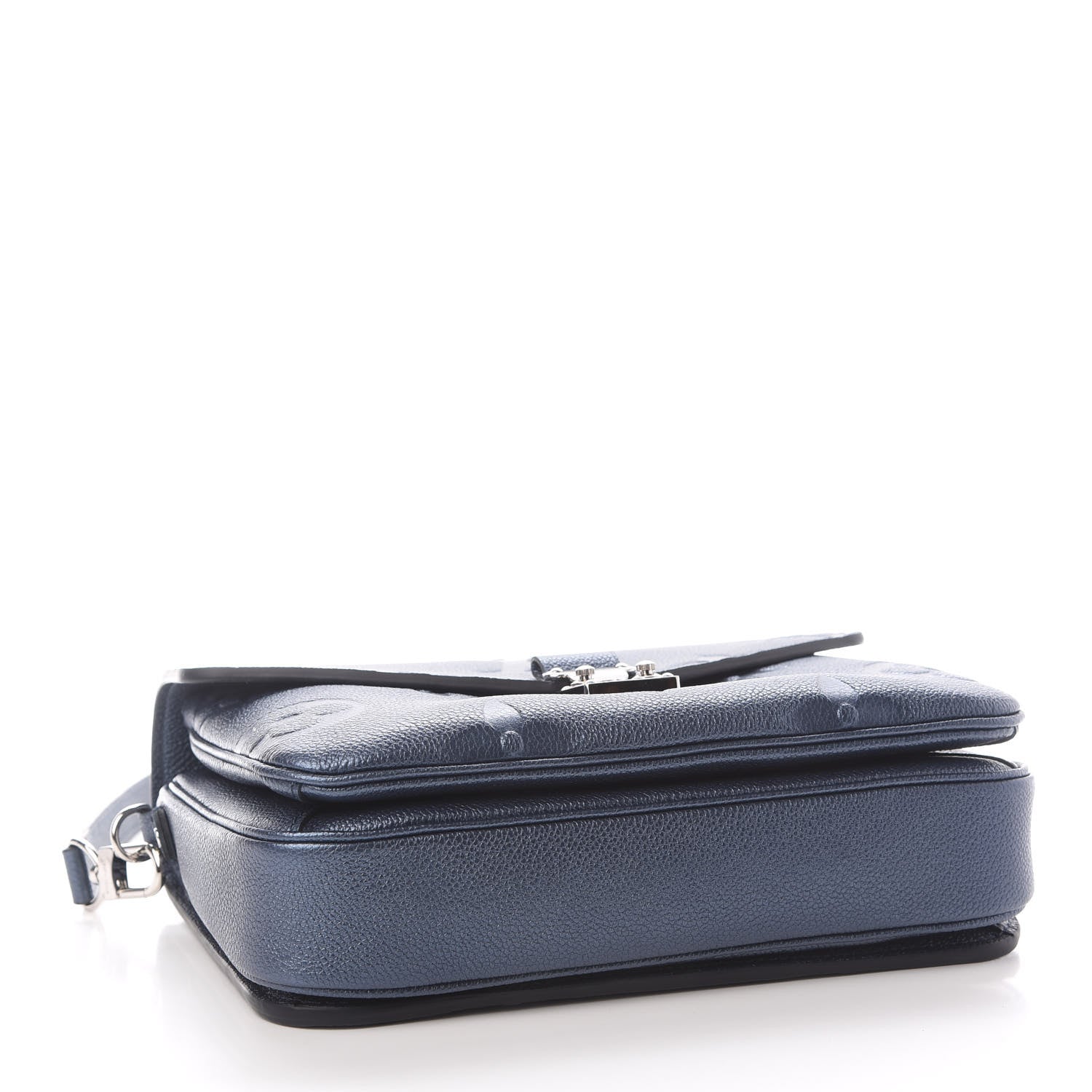 Louis Vuitton Metallic Empreinte Monogram Giant Pochette Metis Navy Nacre 4 of 8