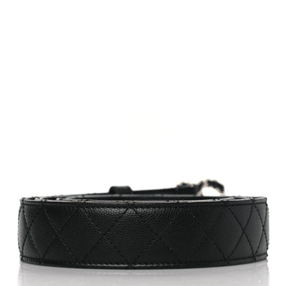 Chanel Caviar Quilted CC Chain Belt 95 38 Black 3 of 7