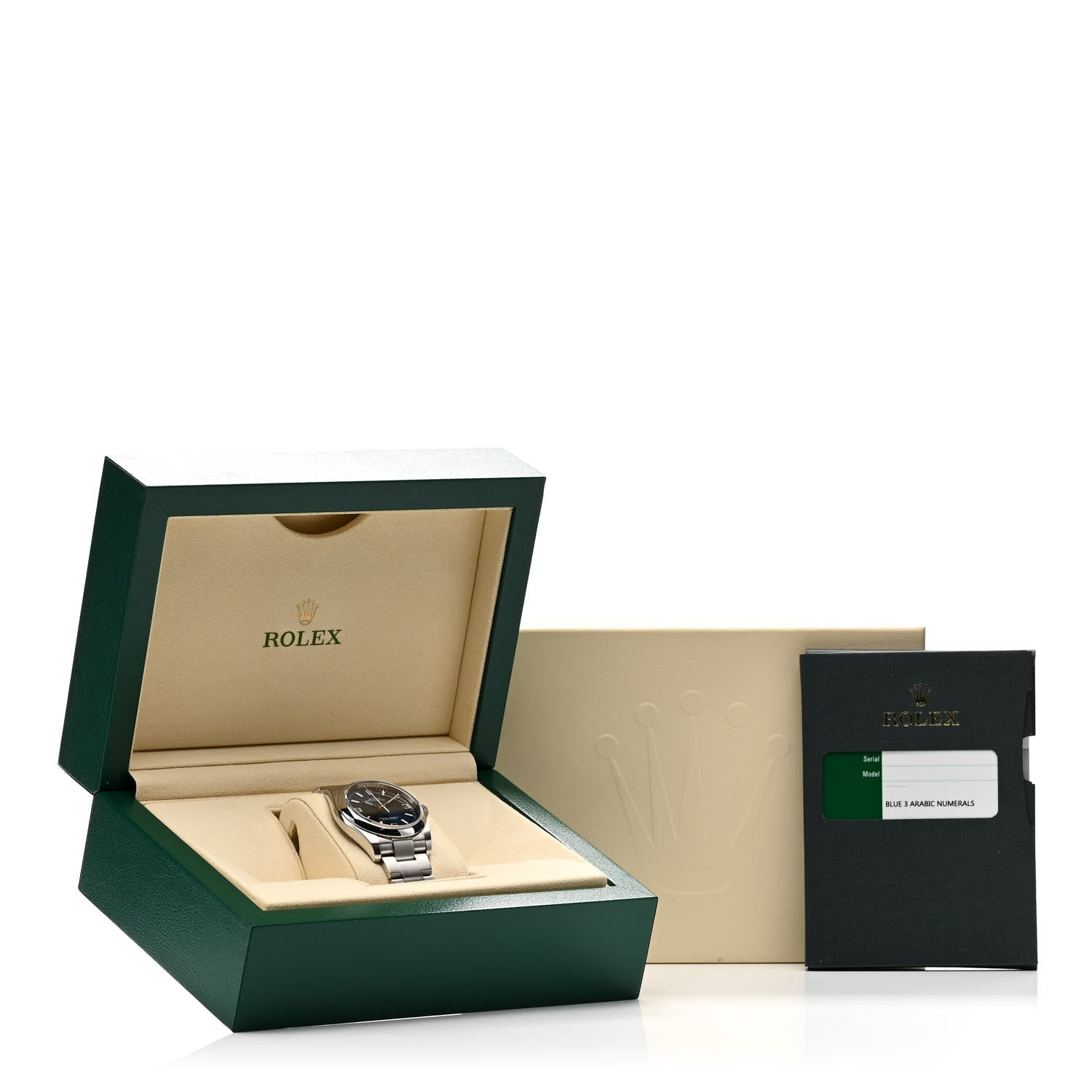 Rolex Stainless Steel 36mm Oyster Perpetual Watch Blue 116000 5 of 5