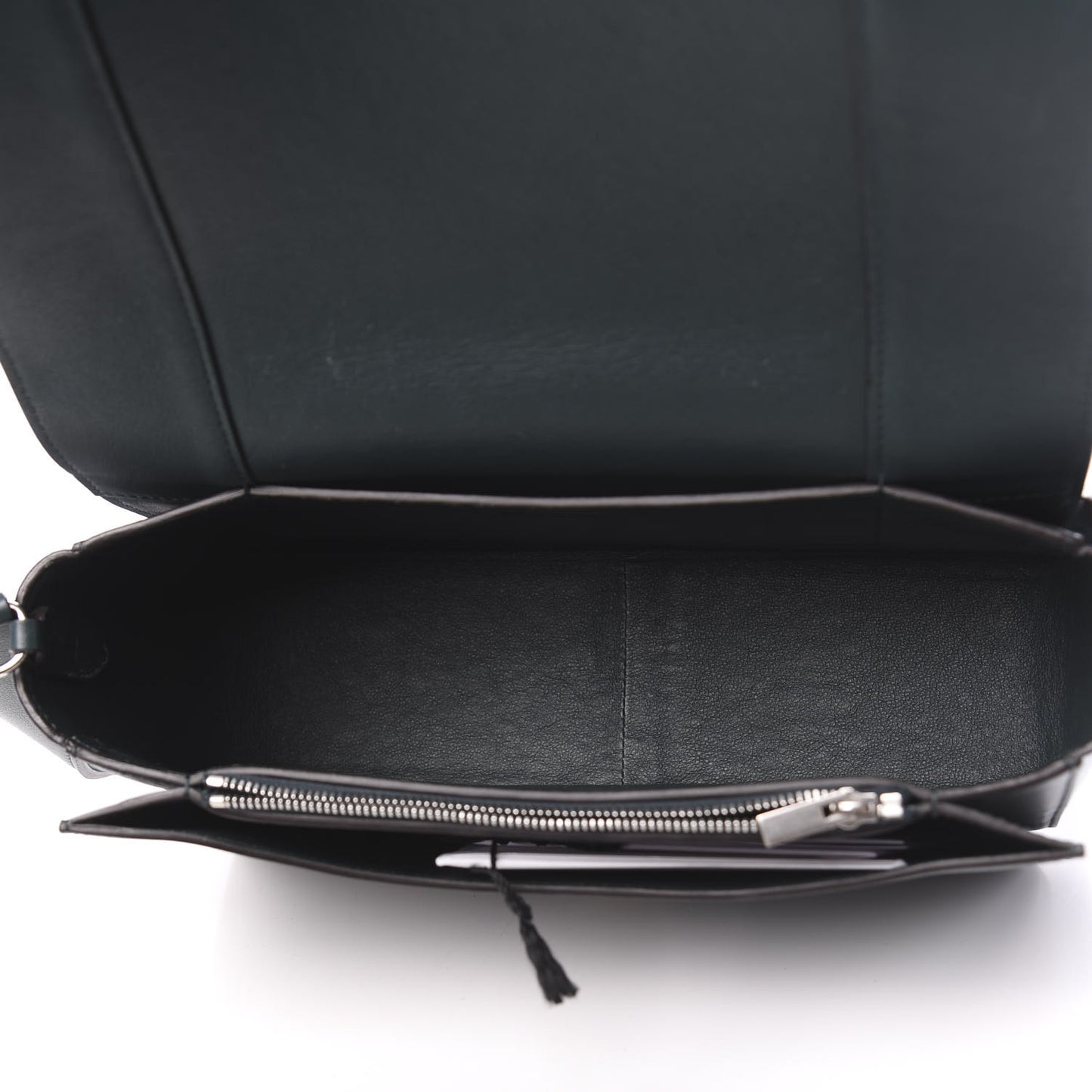 Shiny Smooth Calfskin Medium Frame Shoulder Bag