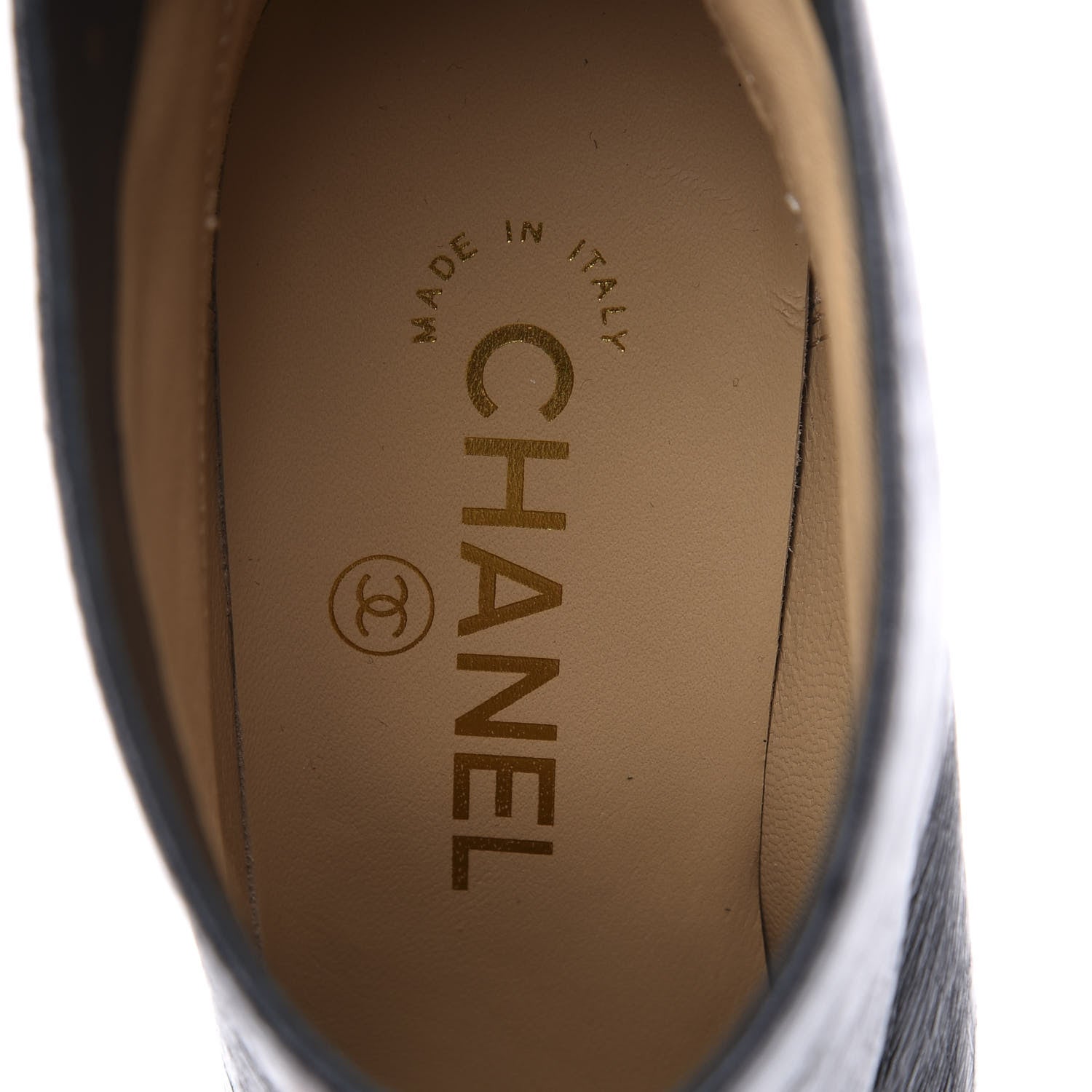 Chanel Crumpled Calfskin Satin Cap Toe Short Ankle Boots 36 Black 8 of 11