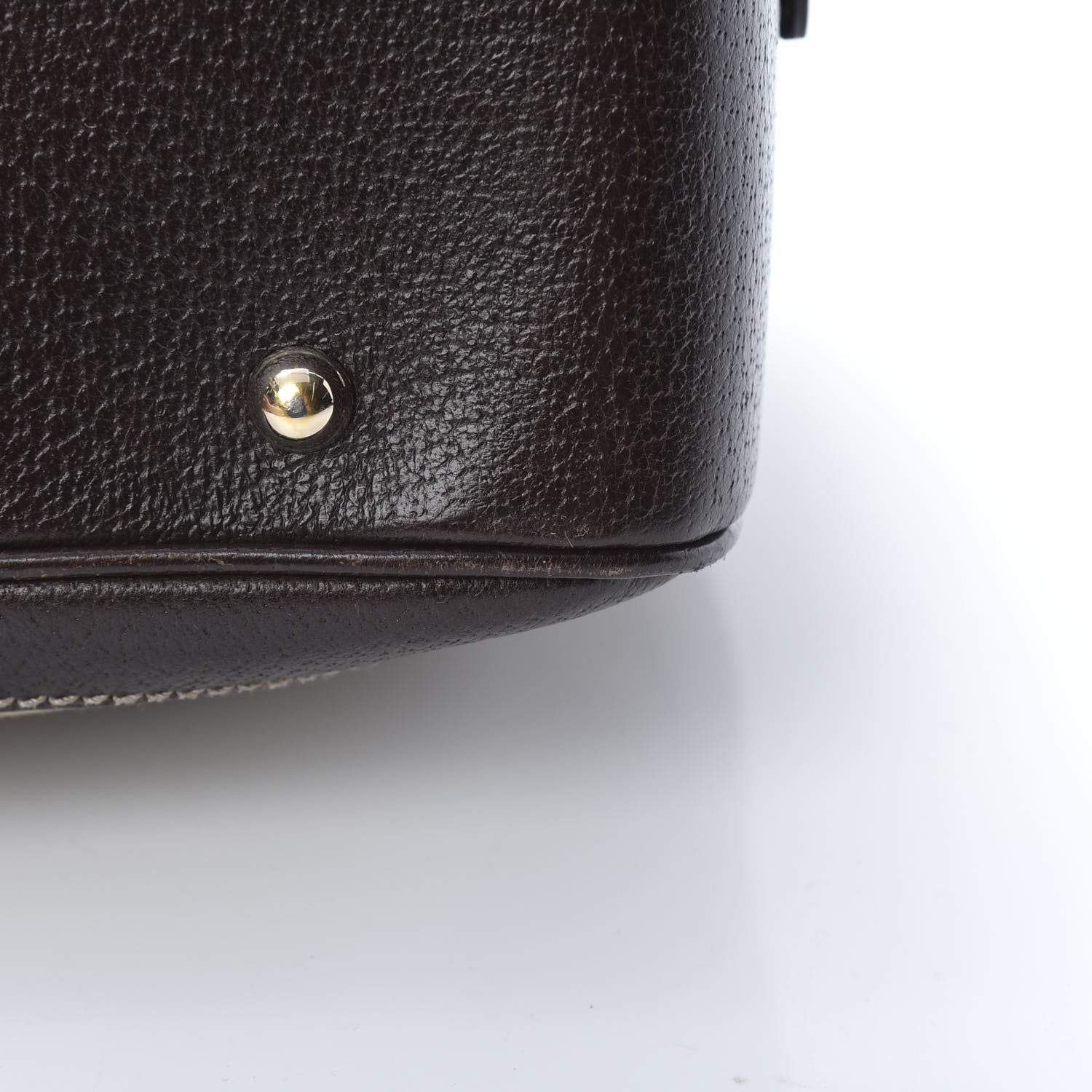 Gucci Monogram Bamboo Boston Dark Brown 11 of 13