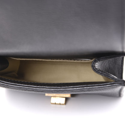 Chanel Goatskin Quilted Small Rita Top Handle Flap Black 4 of 9