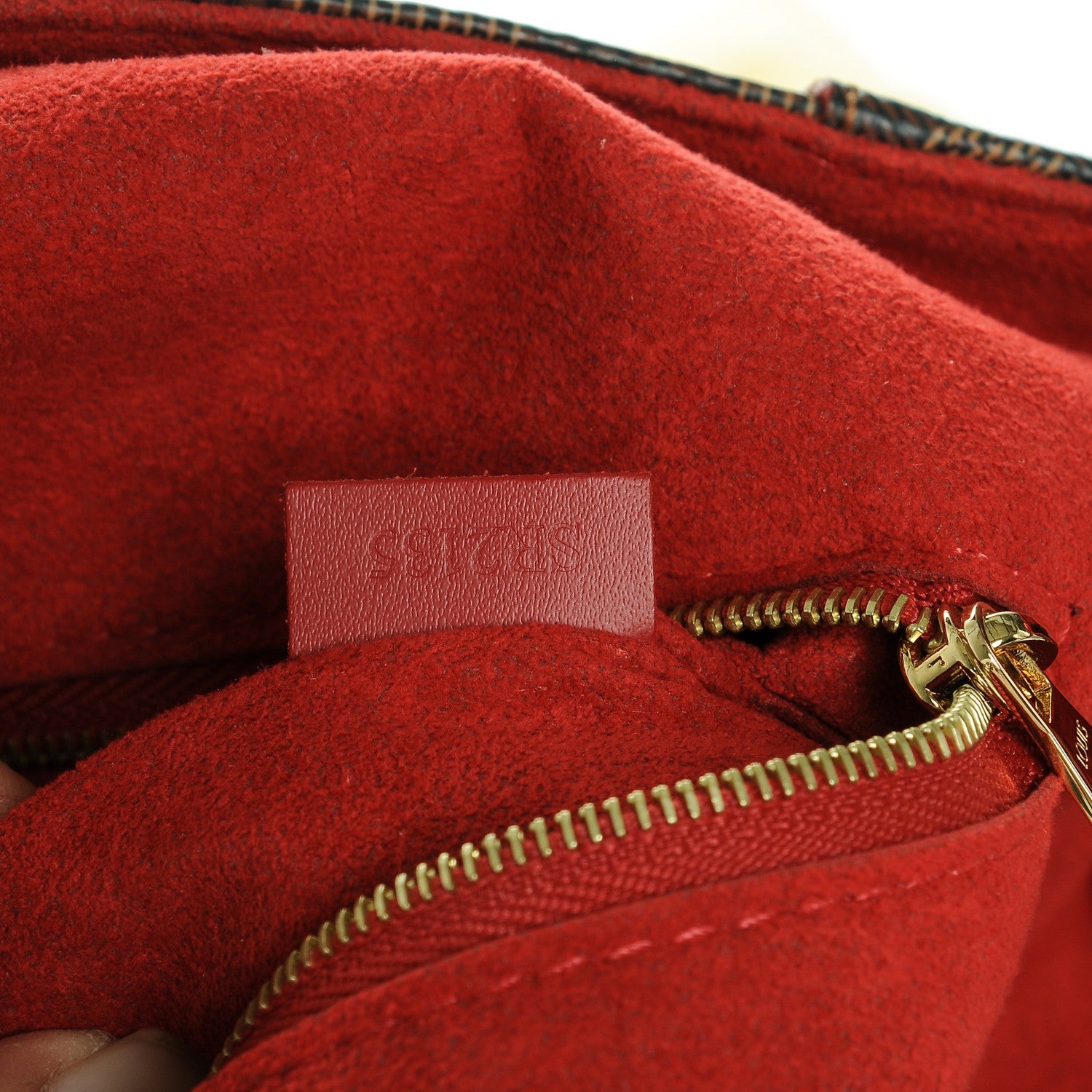 Louis Vuitton Damier Ebene Caissa Hobo Cherry 10 of 10