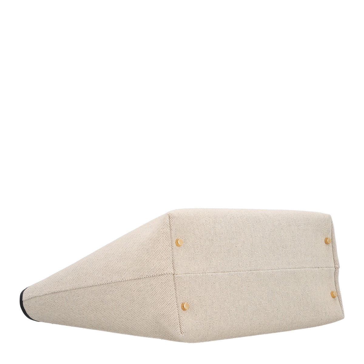 Canvas Calfskin La Medusa Tote Bag Beige