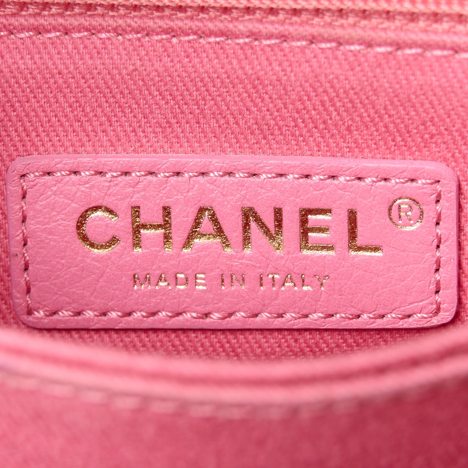 Chanel Caviar Lizard Embossed Quilted Mini Coco Handle Flap Pink 7 of 13