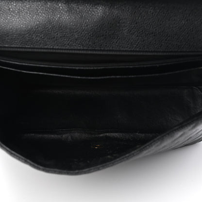 Chanel Caviar Quilted Maxi Single Flap Black 4 of 10