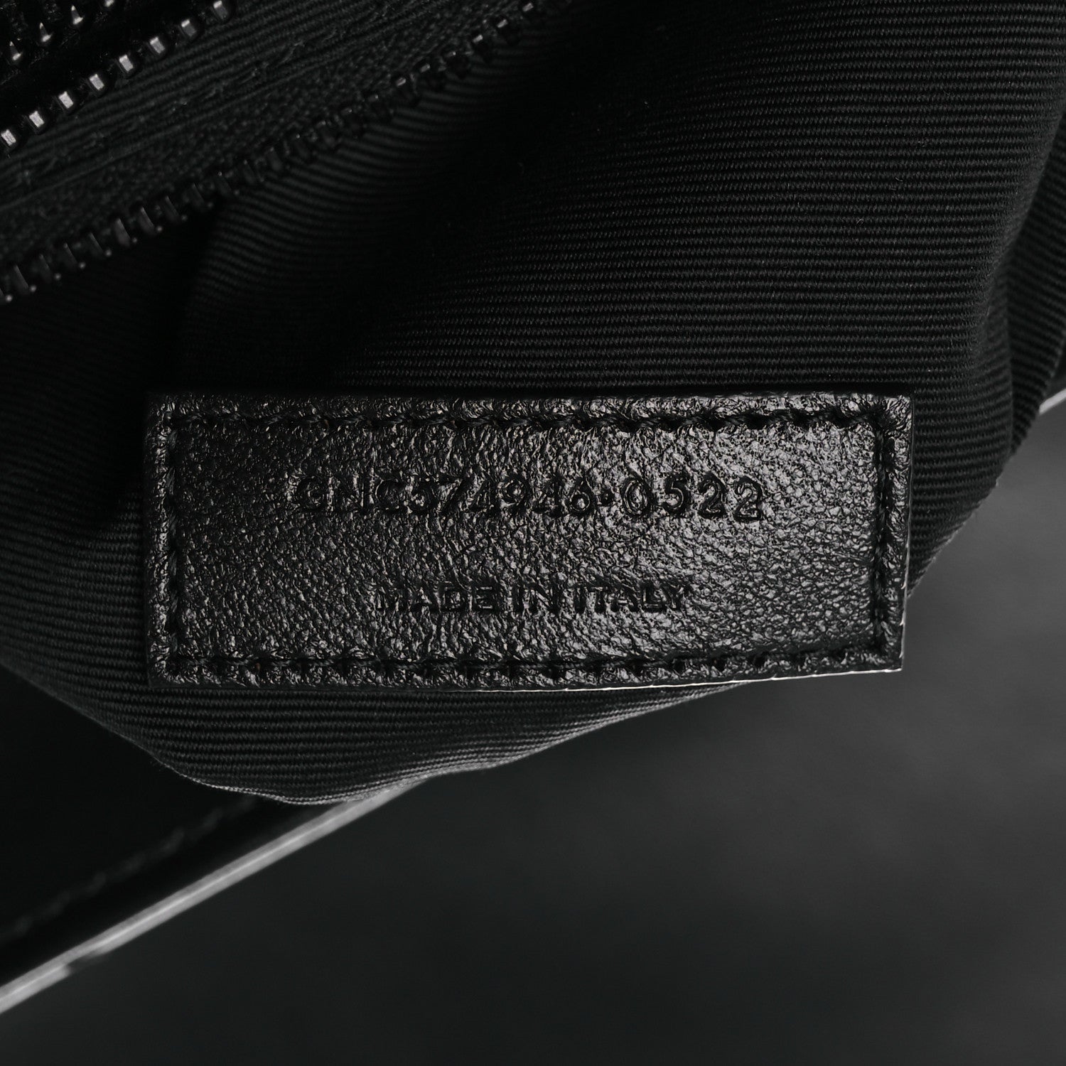 Saint Laurent Calfskin Y Quilted Monogram Monochrome Medium Loulou Chain Satchel Black 7 of 12