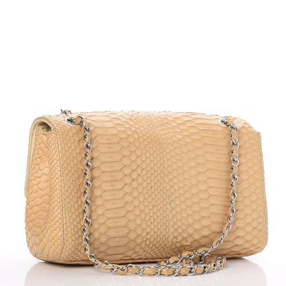 Chanel Python Medium Soho Tassel Flap Beige 3 of 9