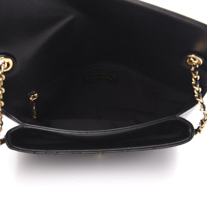 Chanel Lambskin Quilted Large CC Unchained Crossbody Black 5 of 13