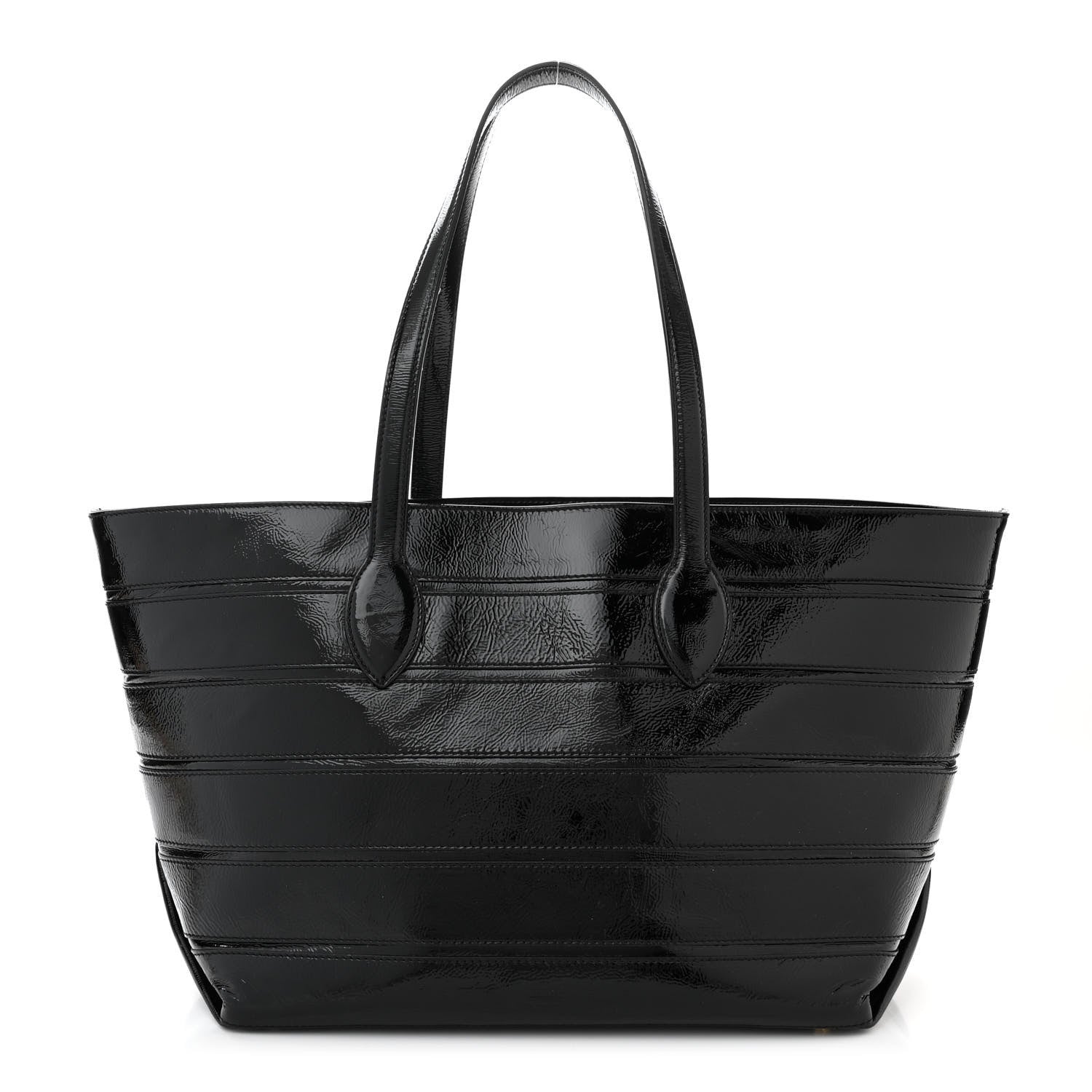 Khaite Patent Calfskin Florence Tote Black 1 of 10