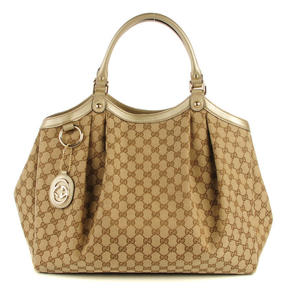 Gucci Monogram Large Sukey Tote Champagne 1 of 7