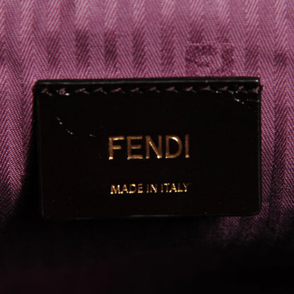 Fendi Vitello Elite Flamingo Petite 2Jours Tote Lilla Glicine 5 of 9