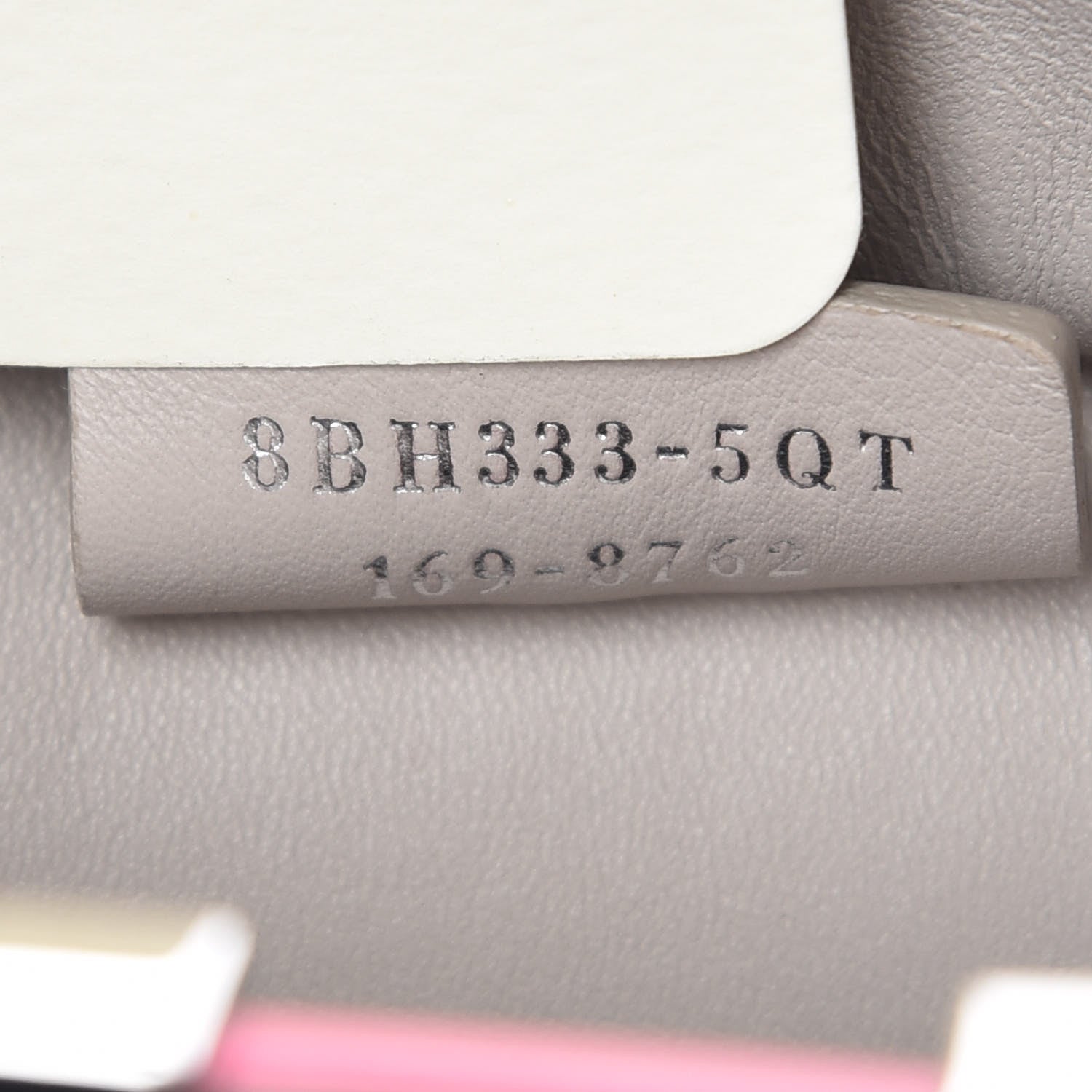 Fendi Vitello Dolce Mini 3Jours Tote Grigio Polvere 12 of 14