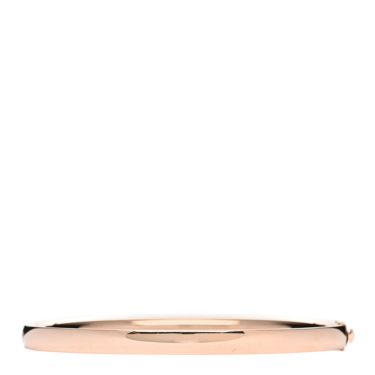 Tiffany 18K Rose Gold Diamond Metro Three-row Hinged Bangle Bracelet 2 of 3