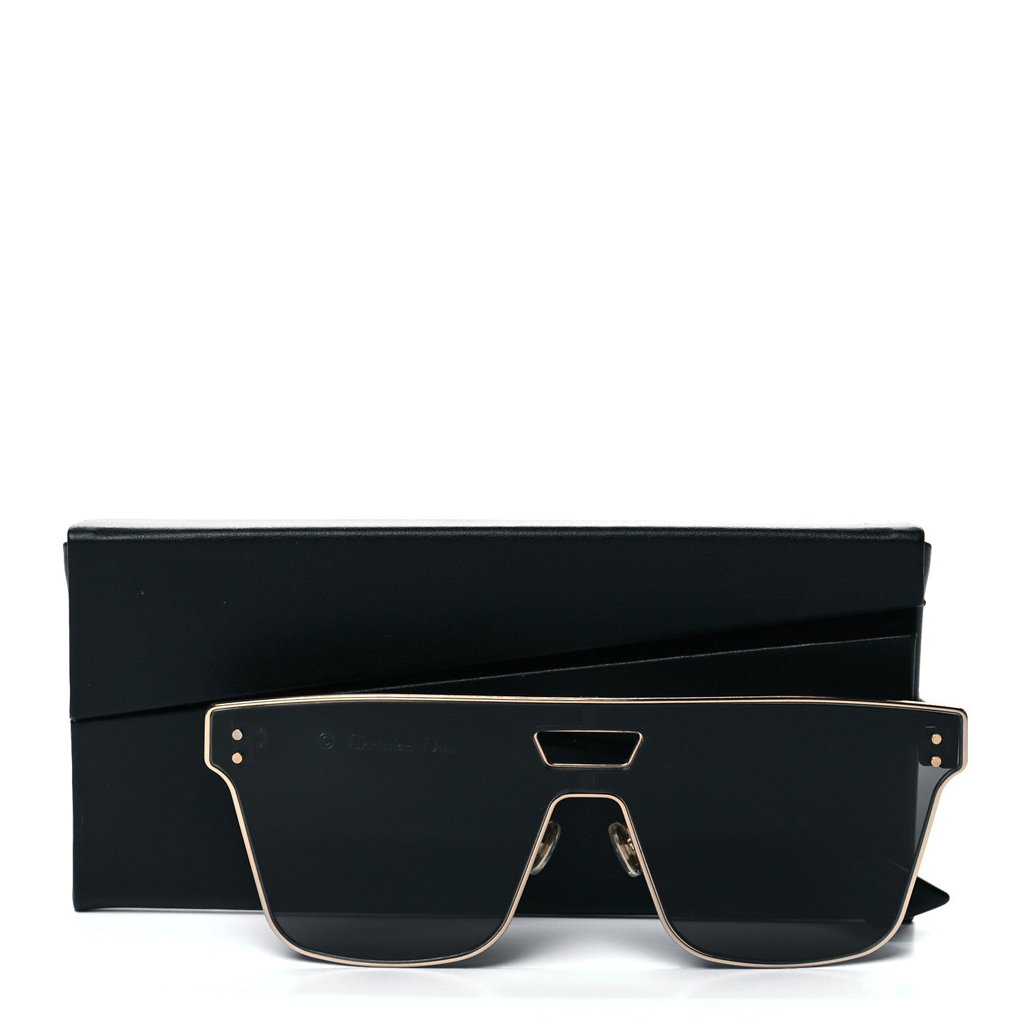 Christian Dior Diorizon1 Mirrored Sunglasses Black 8 of 8