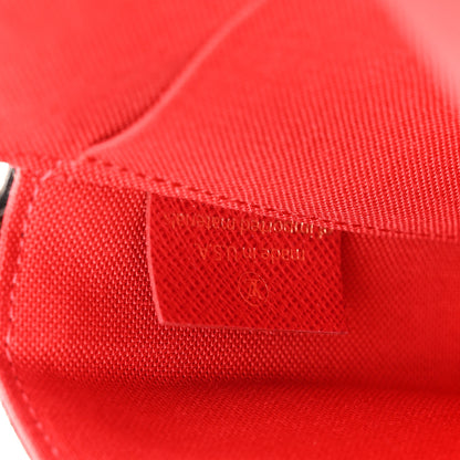 Louis Vuitton Damier Ebene Pochette Felicie Chain Wallet 8 of 12