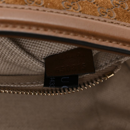 Gucci Suede Microguccissima Go Small Shoulder Bag Brown 8 of 11