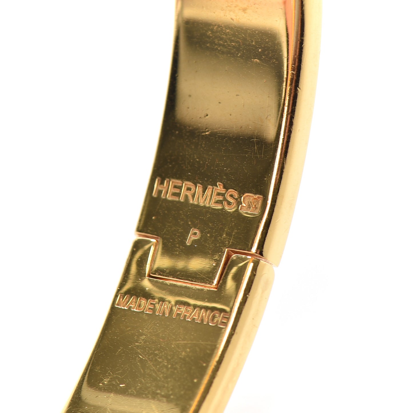 Enamel Narrow Clic Clac H Bracelet PM Black