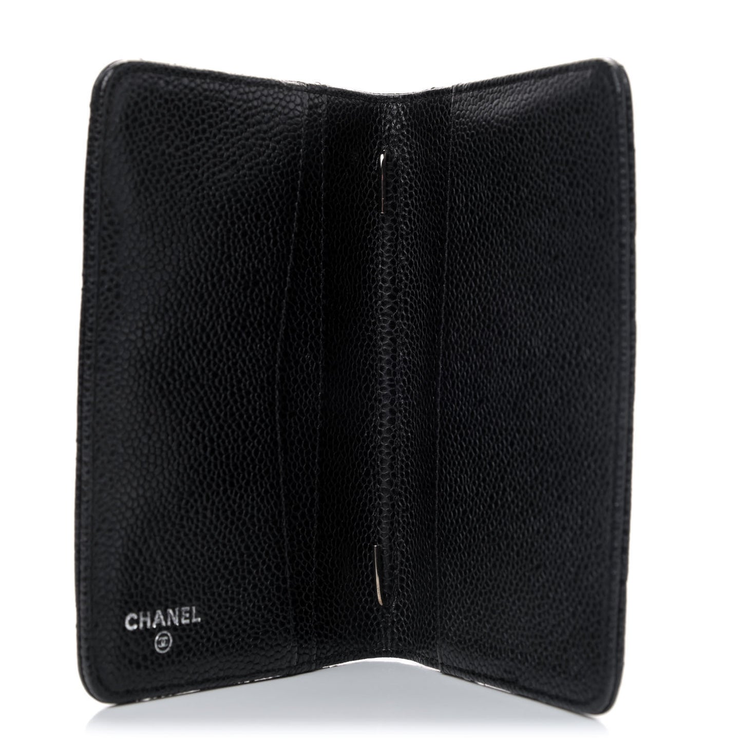 Caviar Quilted Agenda Cover Black