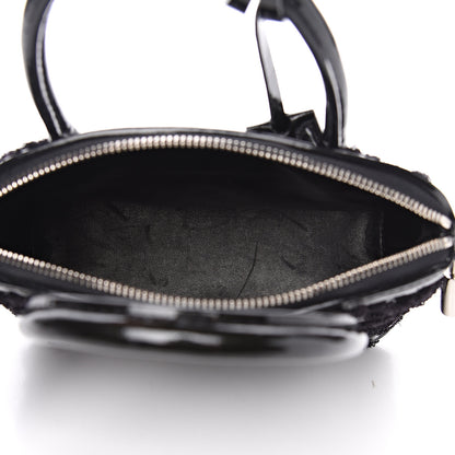 Louis Vuitton Patent Lambskin Fascination Lockit BB Black 4 of 9