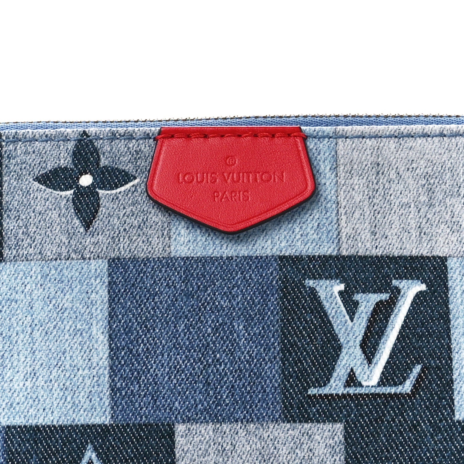 Louis Vuitton Denim Multi Pochette Accessories Mini Pochette 8 of 10