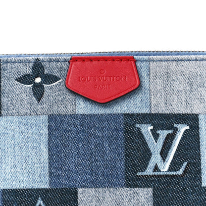 Louis Vuitton Denim Multi Pochette Accessories Mini Pochette 8 of 10