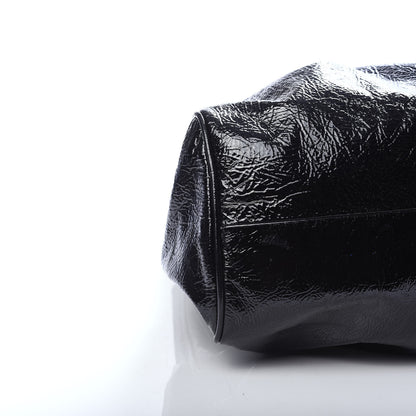 Jimmy Choo Crushed Patent Riki Bag Black 8 of 14