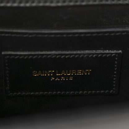 Saint Laurent Calfskin Small Classic Monogram Kate Tassel Satchel Black 6 of 14