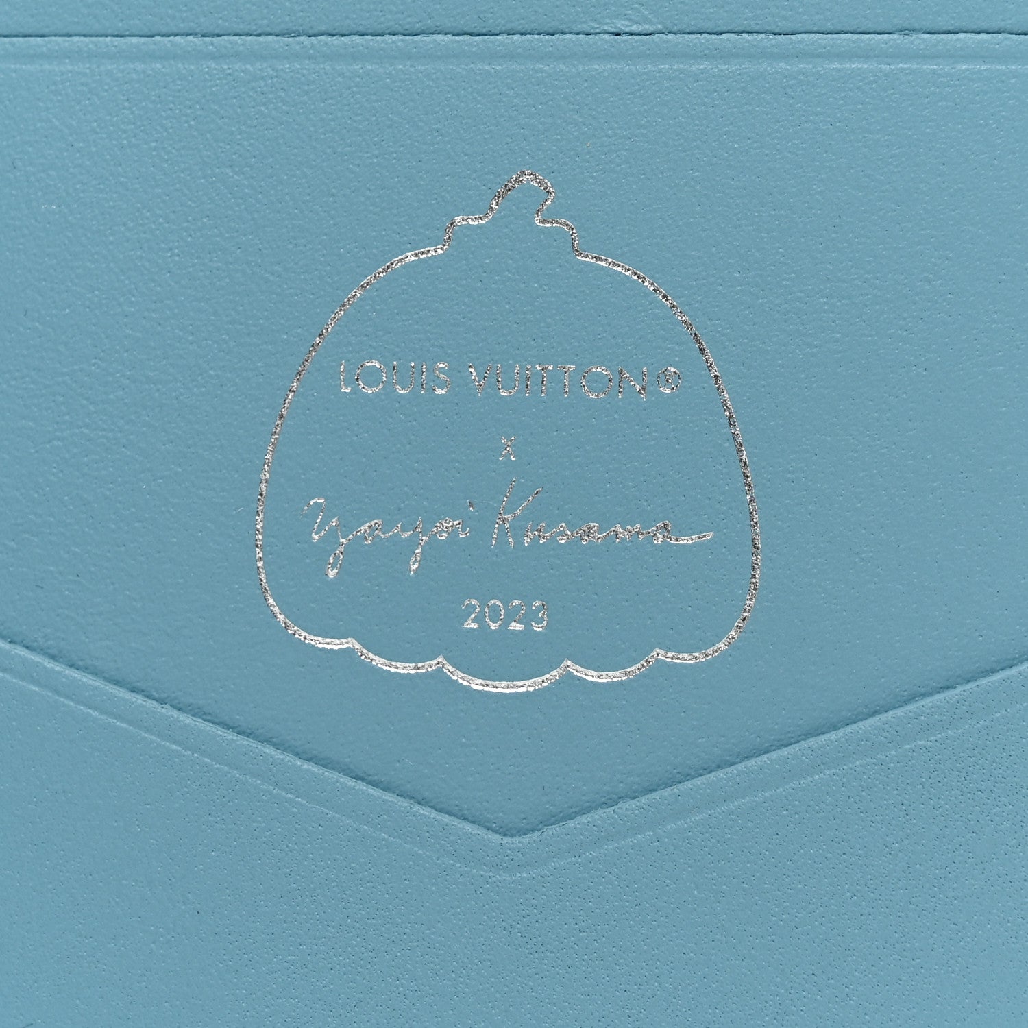 Louis Vuitton LV x YK Taurillon Pocket Organizer Blue 5 of 6