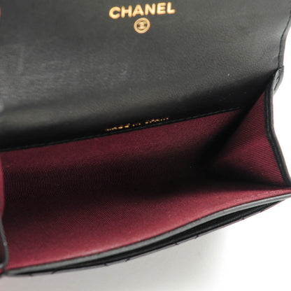 Chanel Aged Calfskin Quilted Reissue Flap Card Holder Black 5 of 8