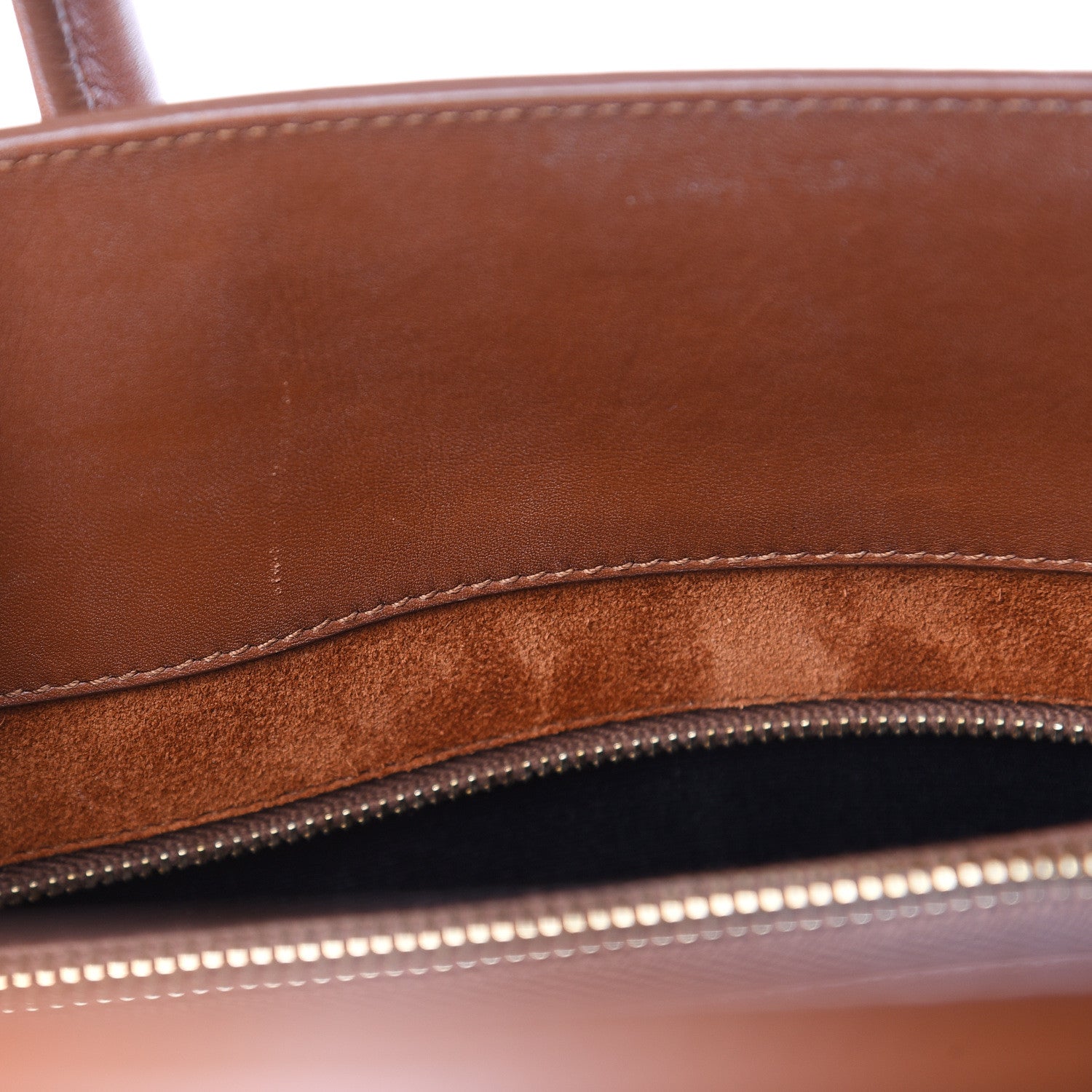Saint Laurent Calfskin Large Sac De Jour Carryall Cognac 32 of 32