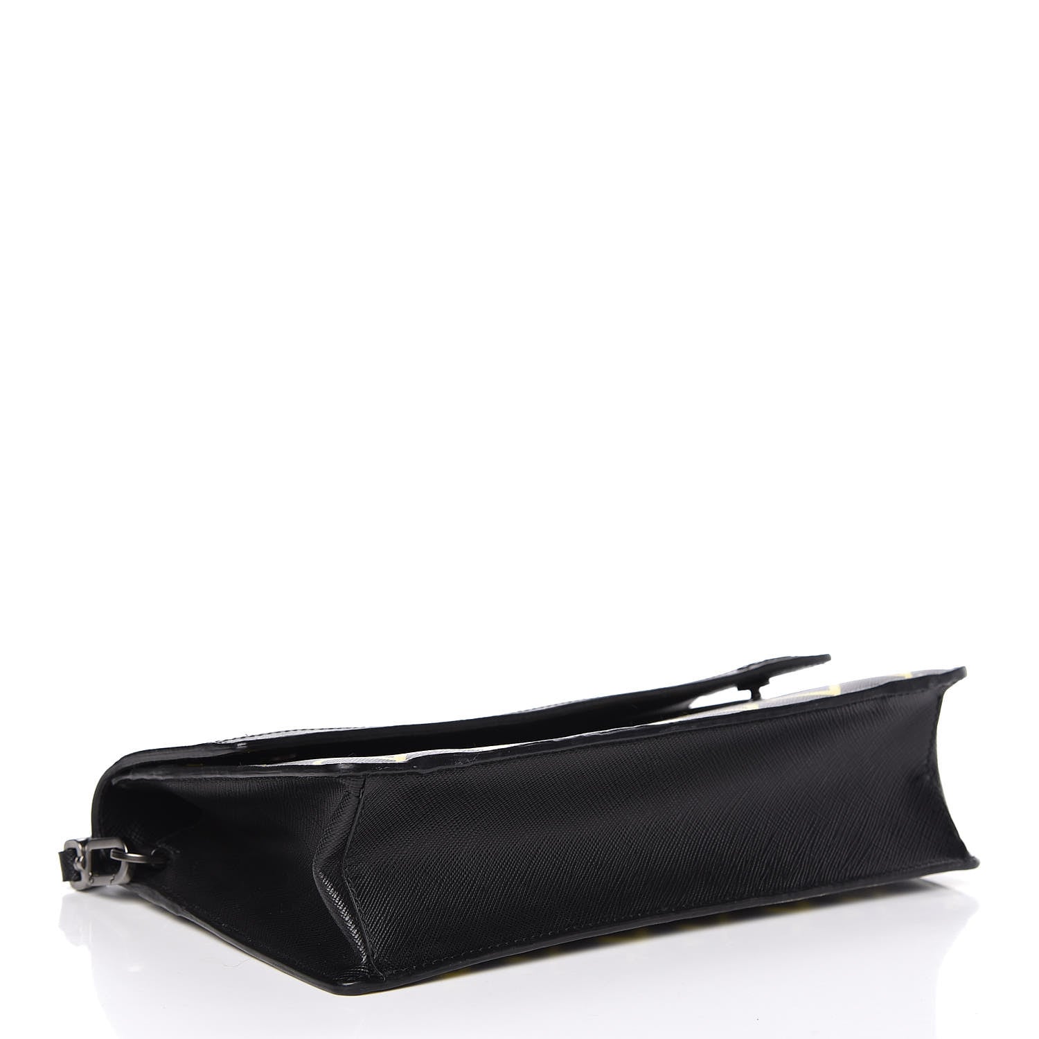 Prada Saffiano Print Wristlet Black 4 of 11