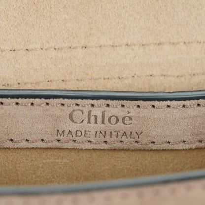 Chloe Suede Braided Small Hudson Shoulder Bag Motty Grey 7 of 8
