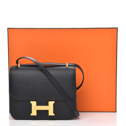 Hermes Epsom Constance 18 Black 10 of 10