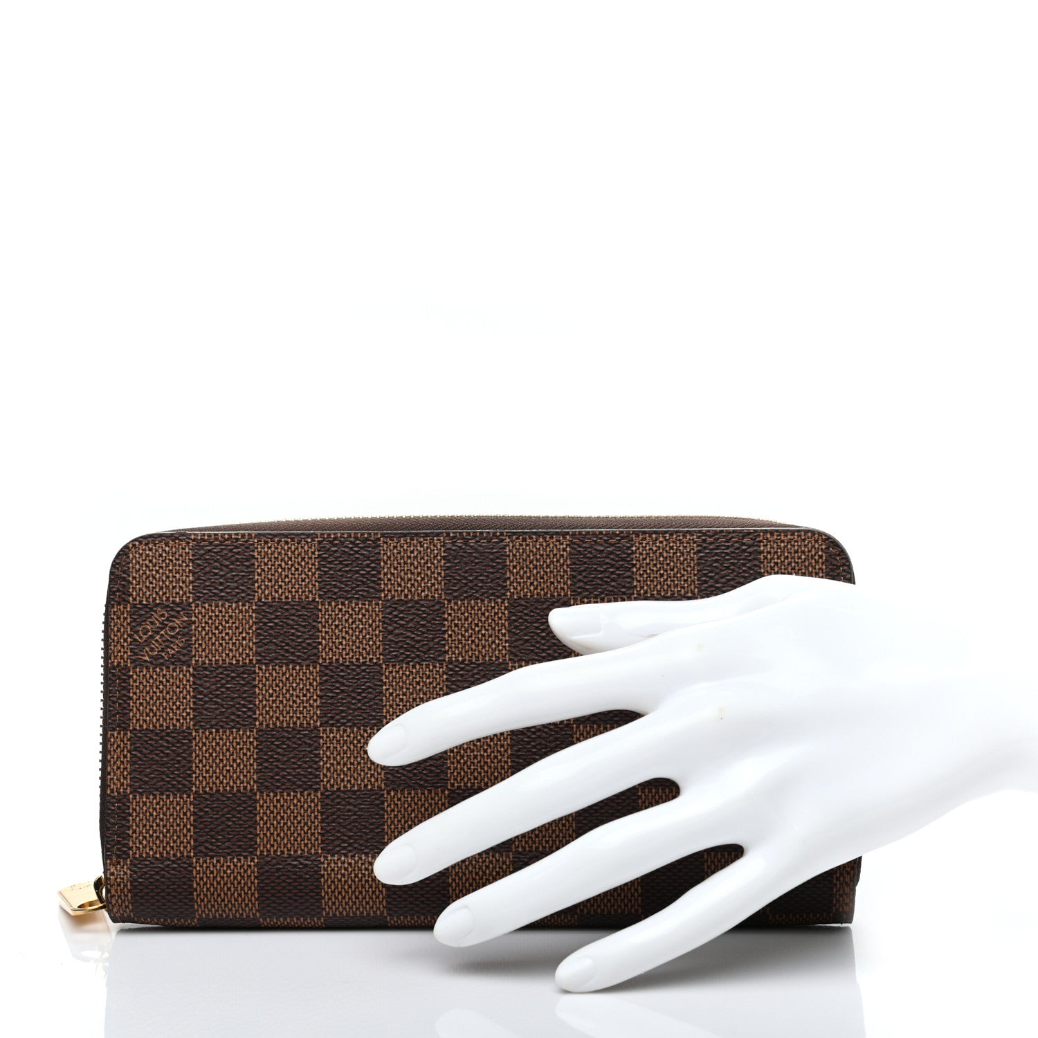 Louis Vuitton Damier Ebene Zippy Wallet 2 of 8