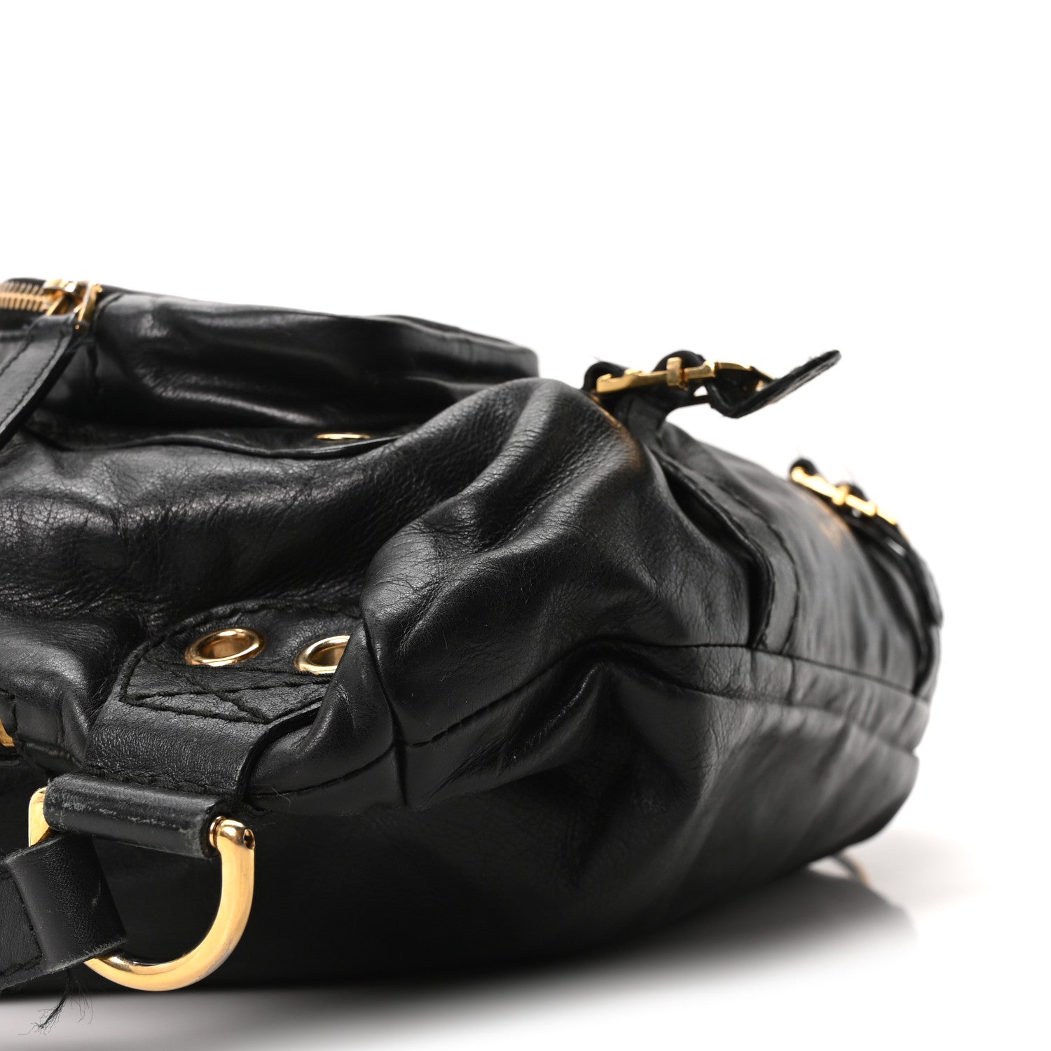 Gucci Calfskin Medium Darwin Convertible Backpack Black 8 of 9