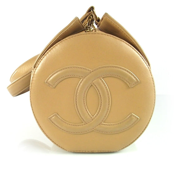 Chanel Lambskin Chocolate Bar Quilted Bag Beige 6 of 9
