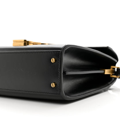 Saint Laurent Calfskin Mini Classic Monogram Cassandra Top Handle Black 10 of 10