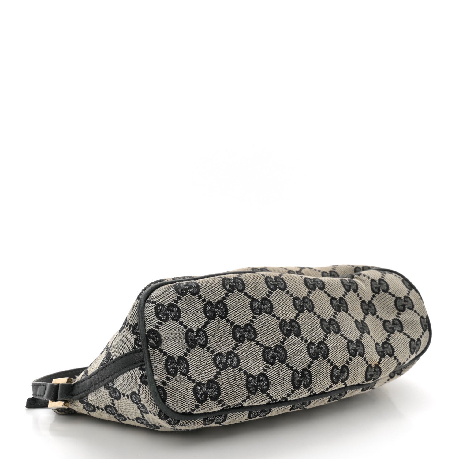 Gucci Monogram Web Boat Pochette Black 4 of 12
