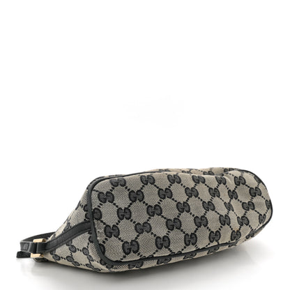 Gucci Monogram Web Boat Pochette Black 4 of 12