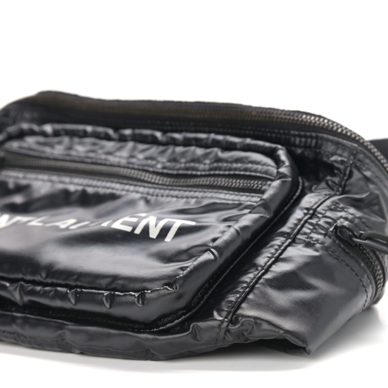 Saint Laurent Nylon Logo Ripstop Body Belt Bag Black 9 of 9