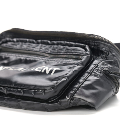 Saint Laurent Nylon Logo Ripstop Body Belt Bag Black 9 of 9