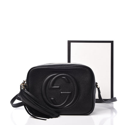 Gucci Pebbled Calfskin Small Soho Disco Bag Black 8 of 8