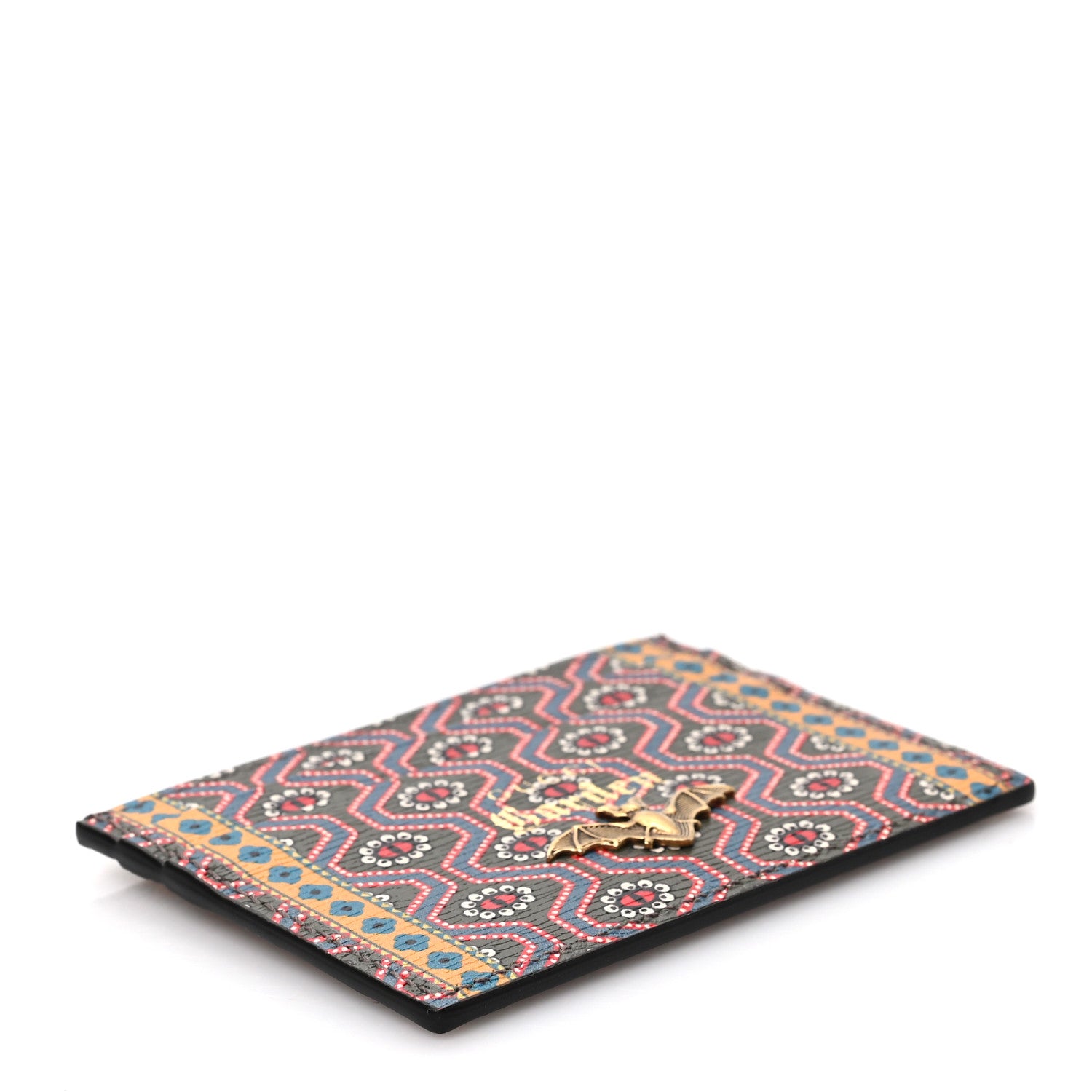 Gucci Garden Print Card Holder Wallet Pink Multicolor 4 of 7