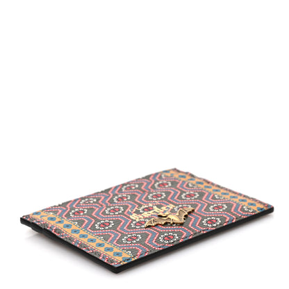 Gucci Garden Print Card Holder Wallet Pink Multicolor 4 of 7