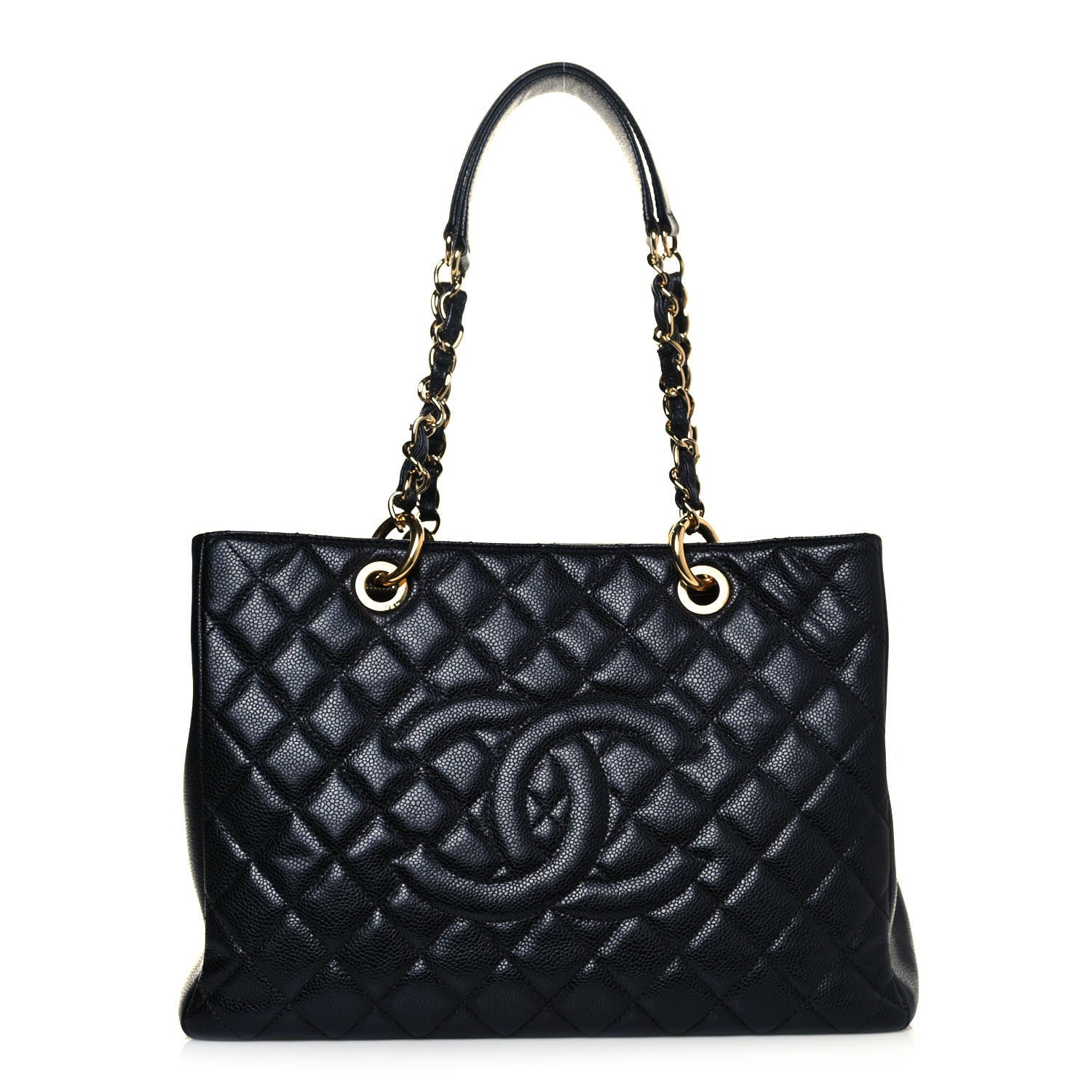 Chanel Caviar Quilted Grand Shopping Tote GST Black 1 of 11