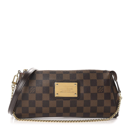 Louis Vuitton Damier Ebene Eva Clutch 1 of 11