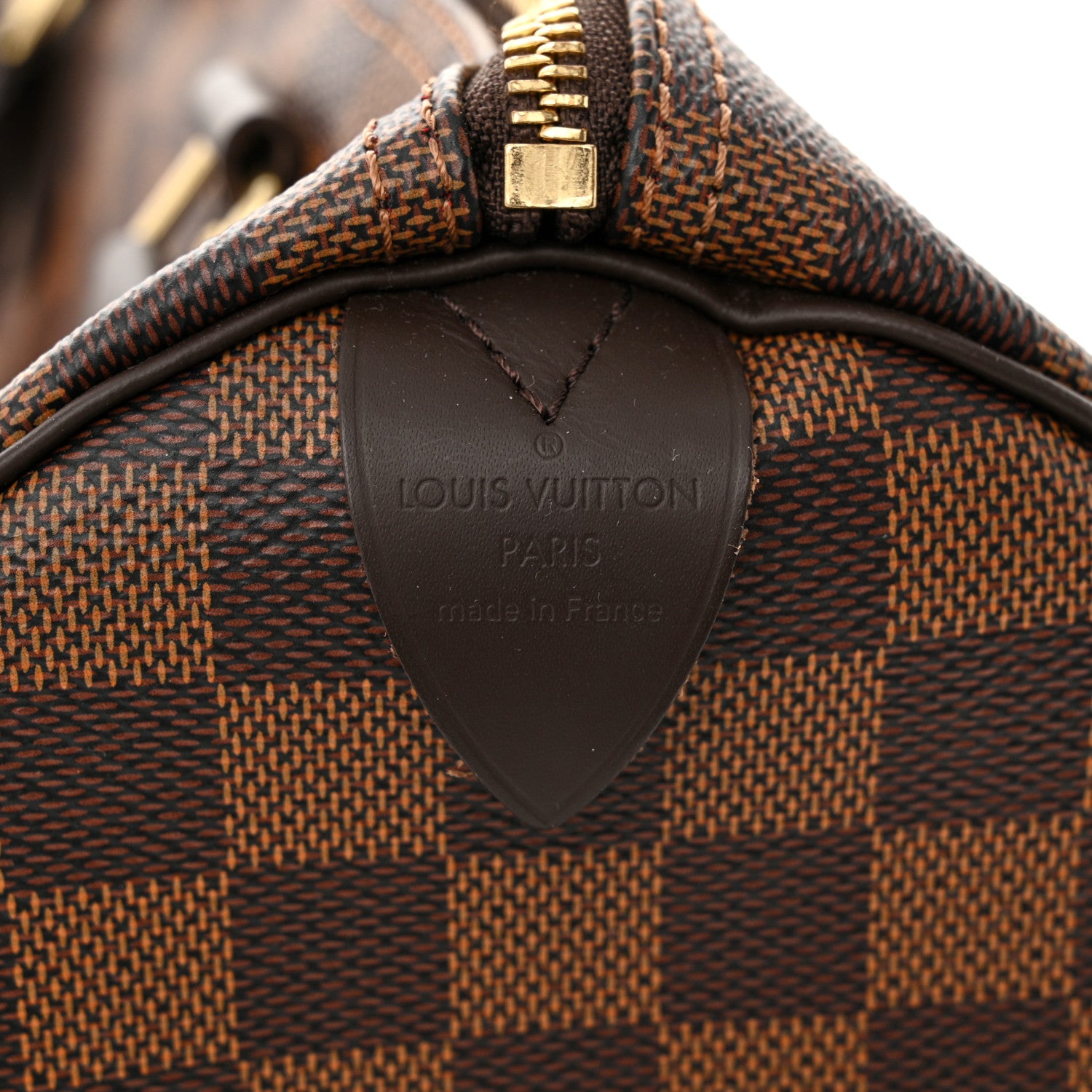 Louis Vuitton Damier Ebene Speedy 30 6 of 9