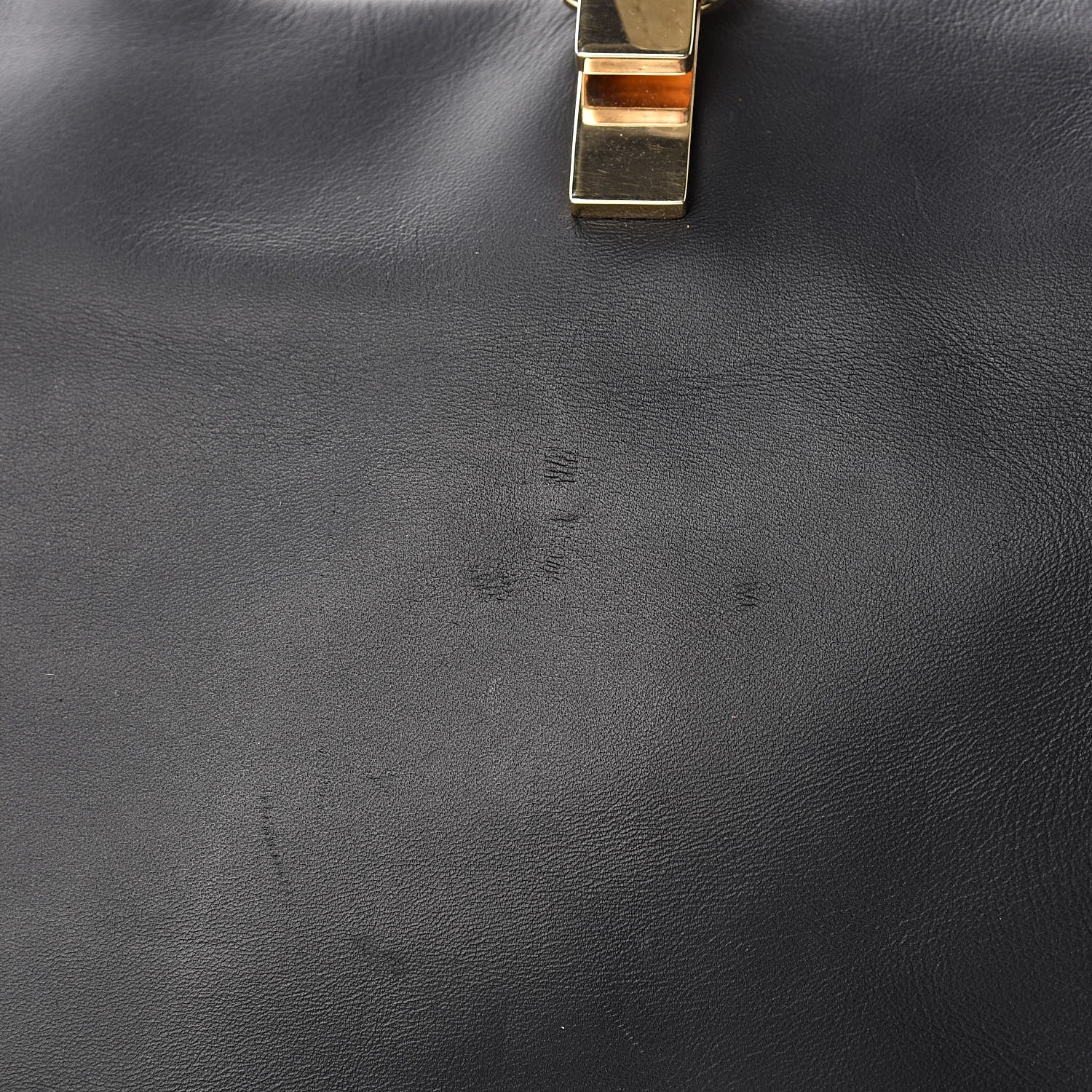 Chloe Smooth Calfskin Large Baylee Tote Black Grey 16 of 19